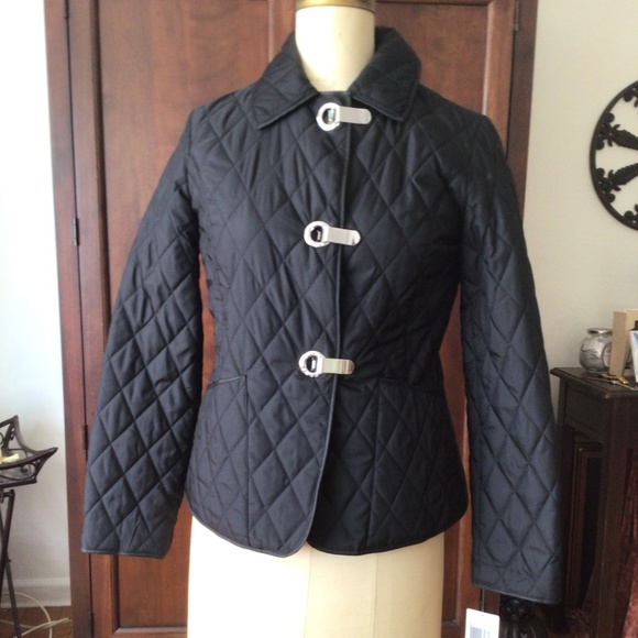MICHAEL KORS QUILTED JACKET BLACK - Picture 1 of 10